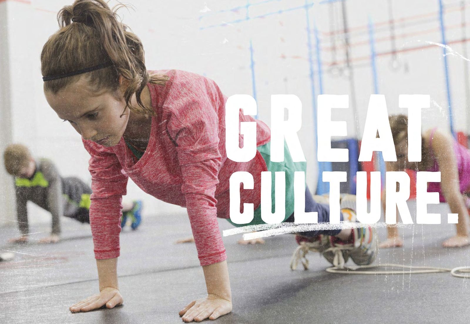 Kids fitness class at Grandstand — great culture starts young